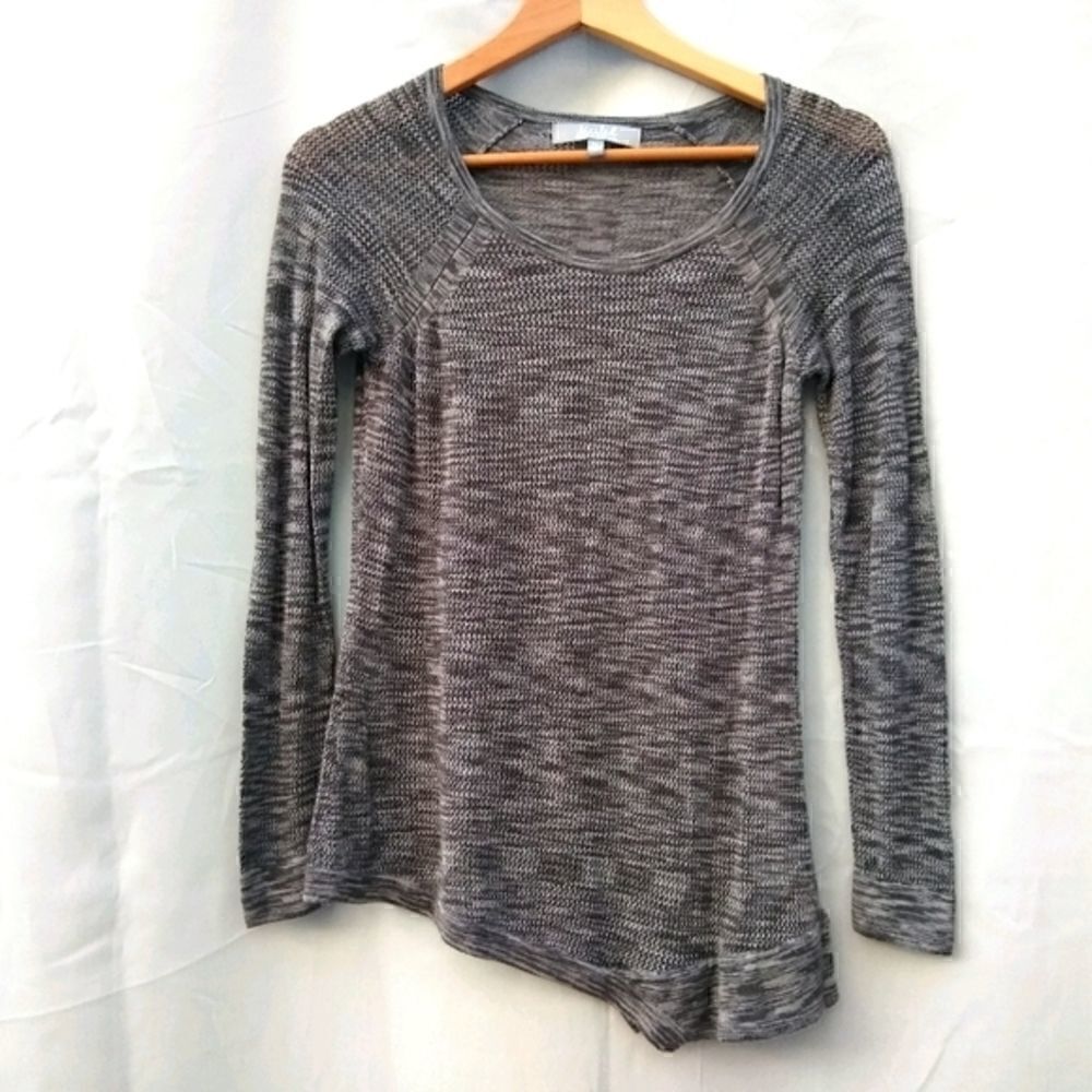 Marled Reunited open knit sweater small